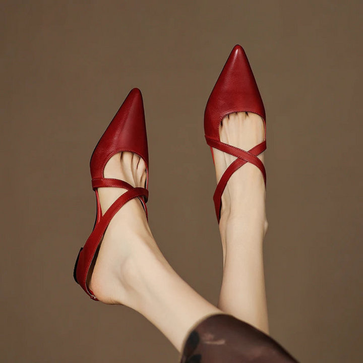 Aluna™ - Genuine Leather Mules