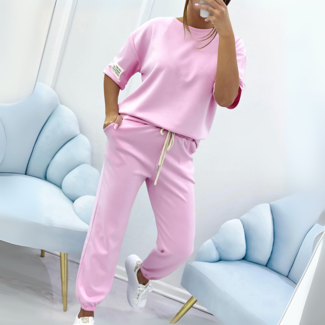Norma™ - Short Sleeve Lounge Set for Everyday Comfort