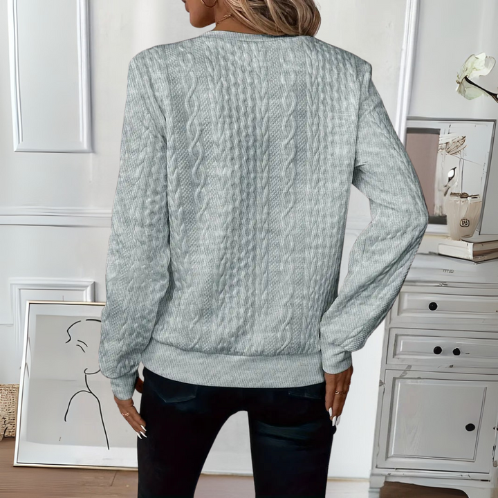 Karoline™ – Elegant And Comfortable Zip-Up Sweater