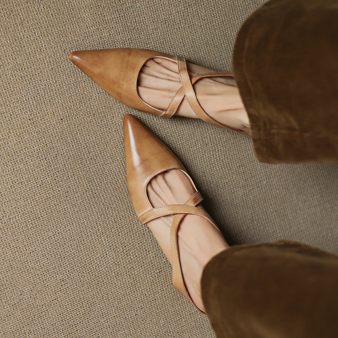 Aluna™ - Genuine Leather Mules
