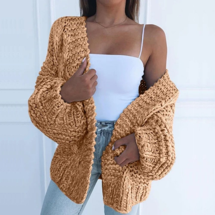 Eleanor™ – Chunky Knit Relaxed Cardigan