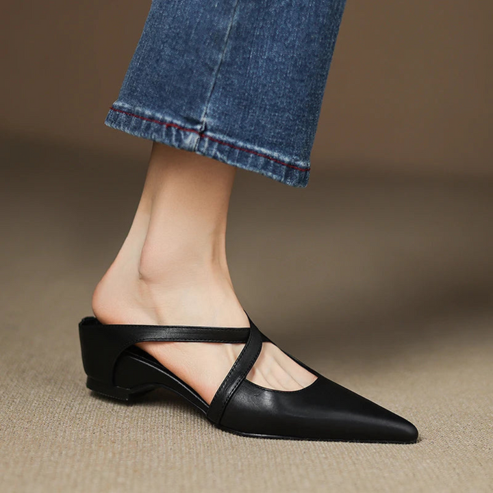 Aluna™ - Genuine Leather Mules