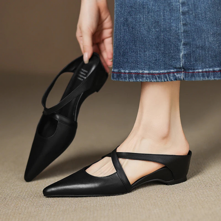 Aluna™ - Genuine Leather Mules