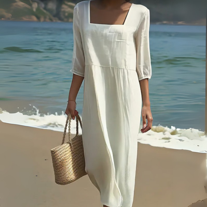 Lunelle™ - Casual Linen Dress