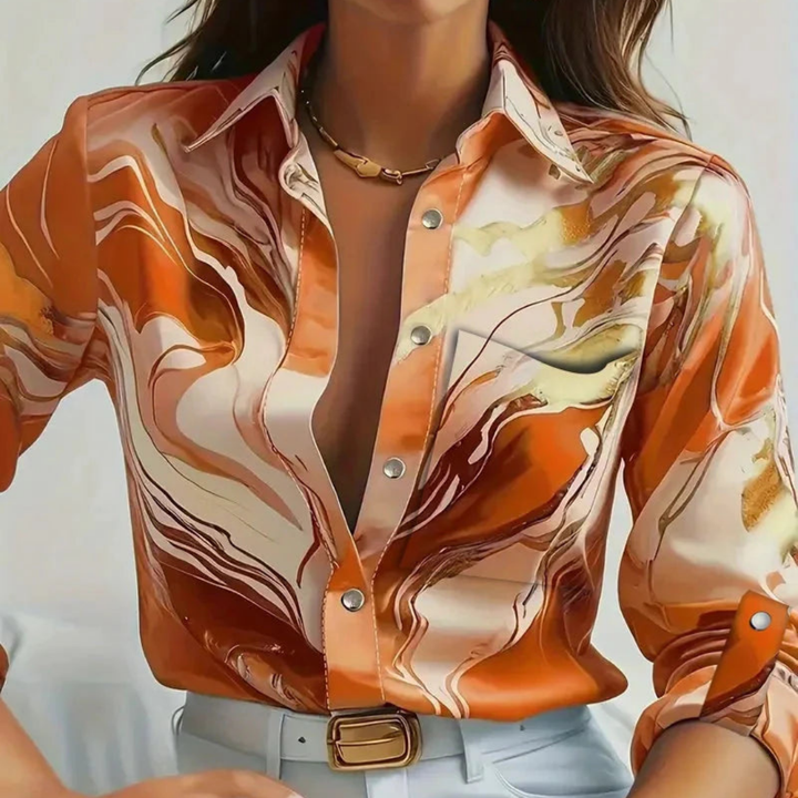 Eloura™ - Satin Flow Shirt