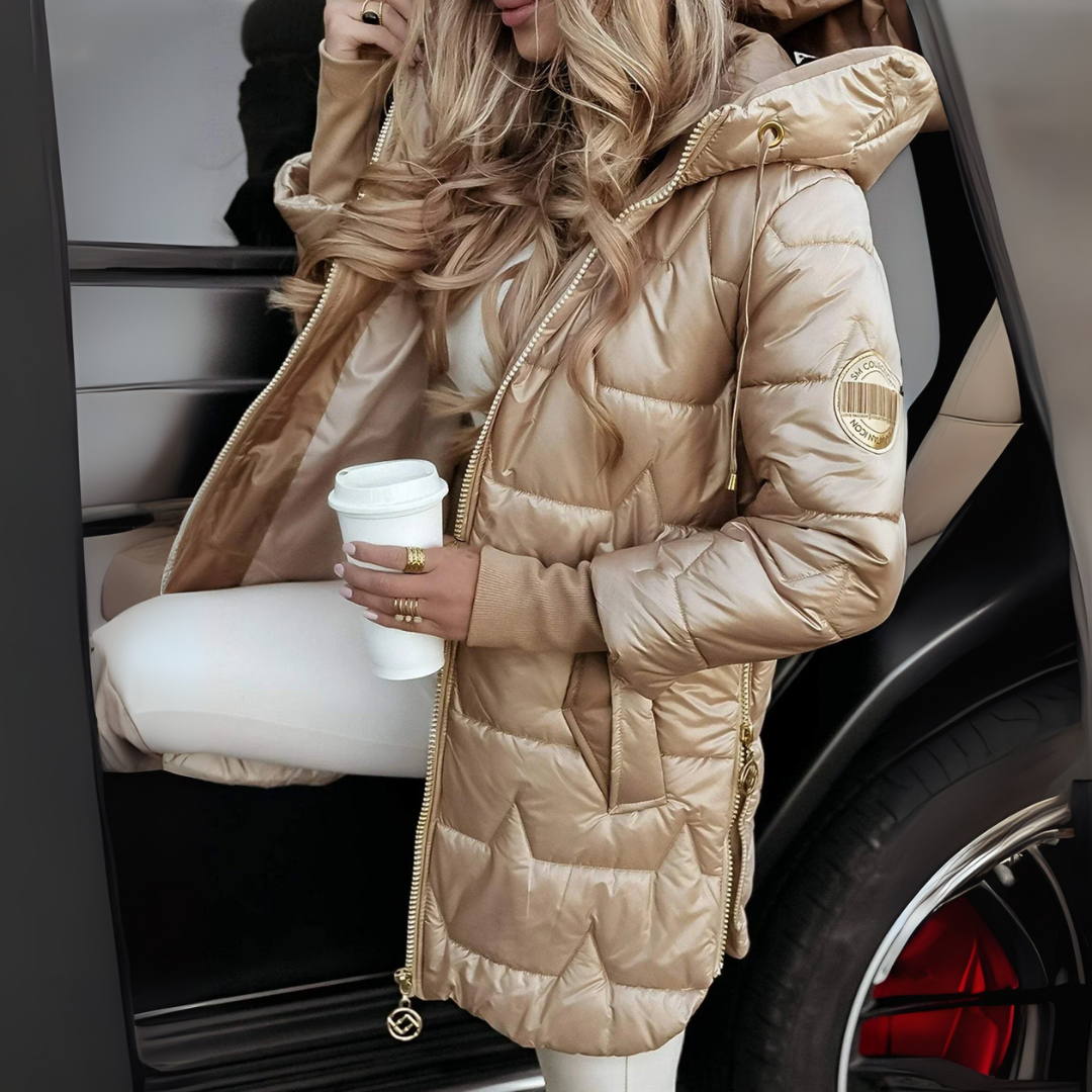 Nolwen™ - Elegant Winter Coat with Hood and Padding