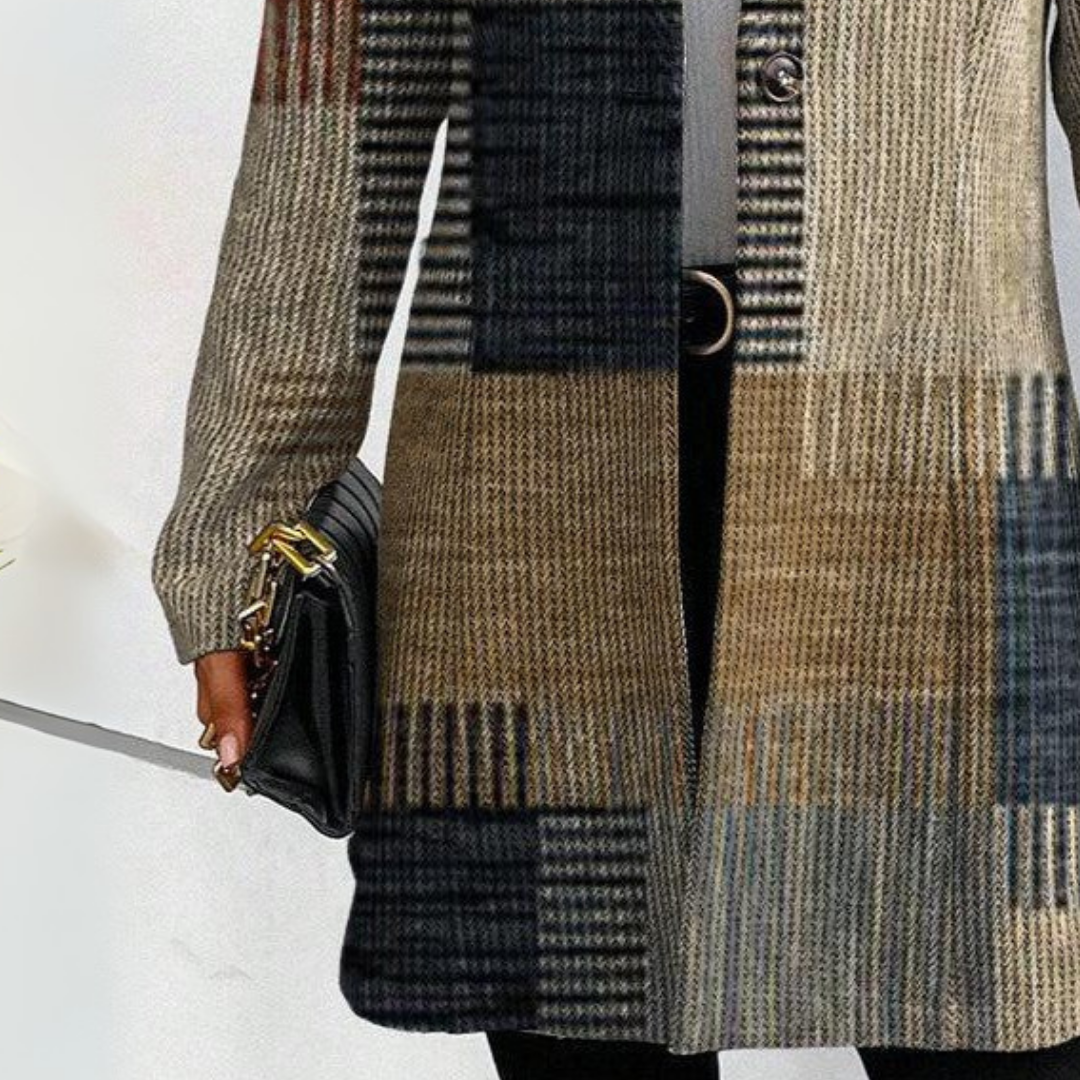 Lina™ - Elegant Blazer With Pattern
