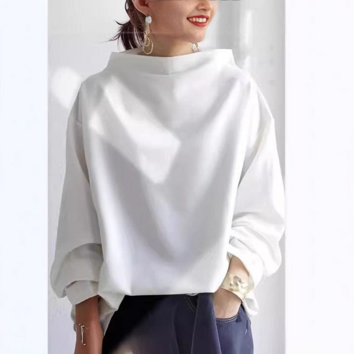Margot™ – High-Neck Soft Knit Top