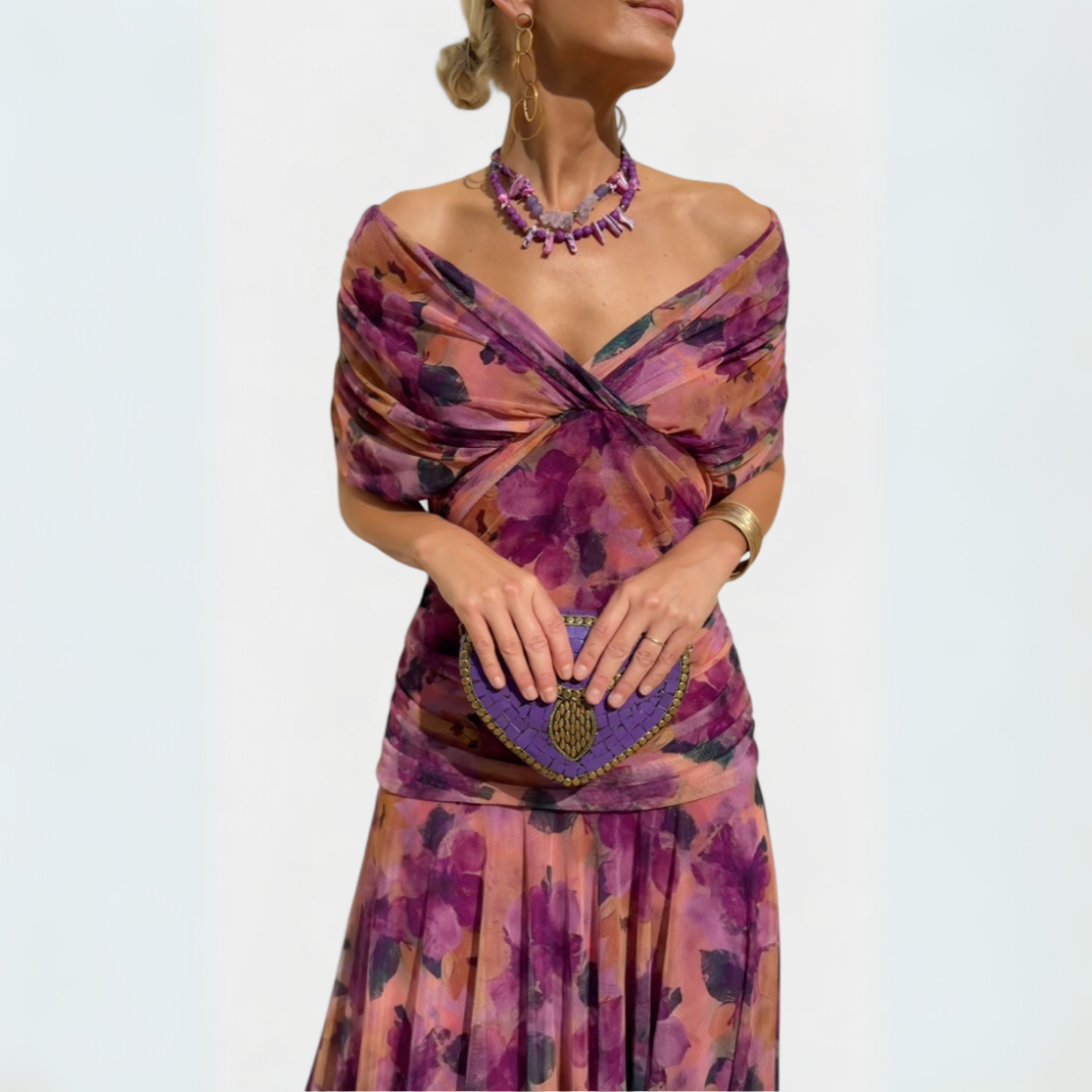 Eloria™ - Elegant Women's Romantic Long Floral Dress
