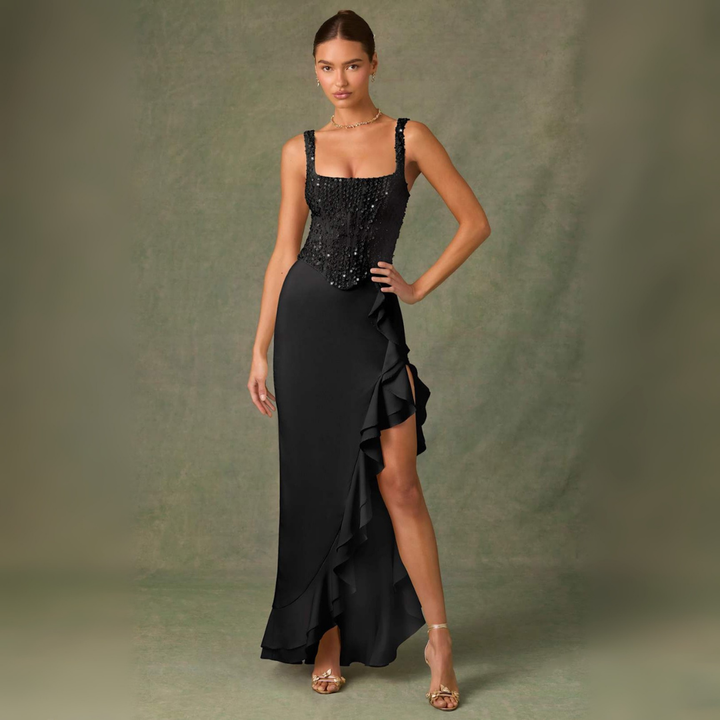 Leah™ - Satin Corset Dress