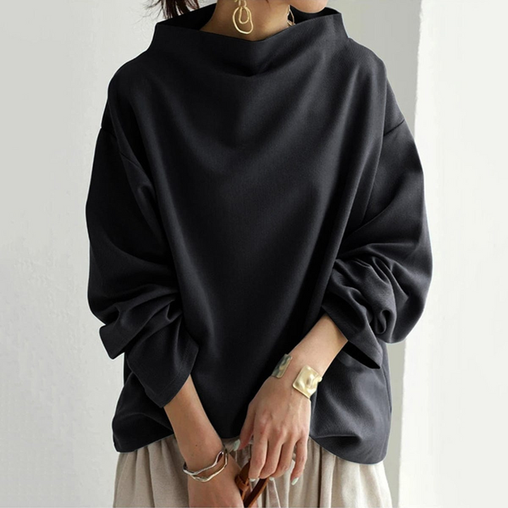 Margot™ – High-Neck Soft Knit Top