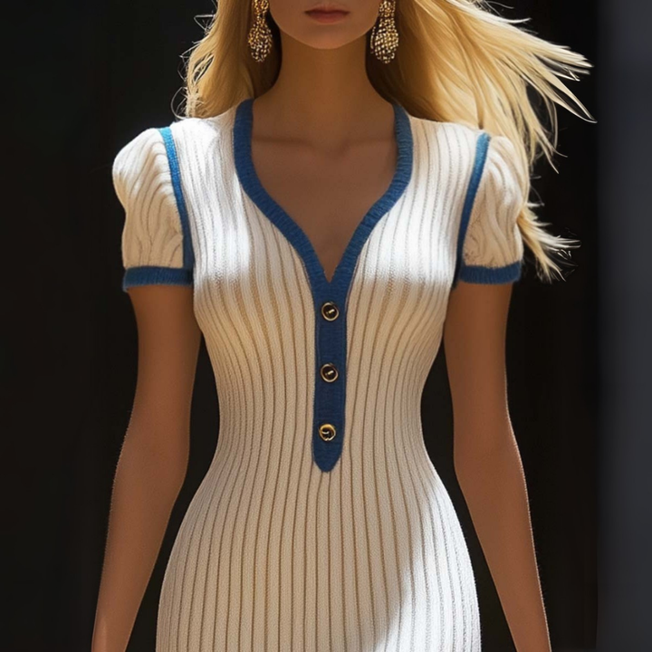 Ellena™ – Elegant Fishtail Midi Dress