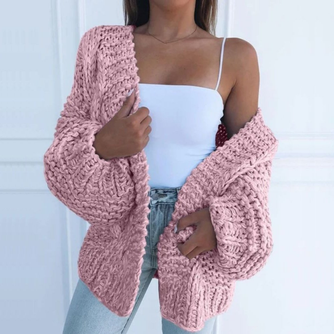 Eleanor™ – Chunky Knit Relaxed Cardigan