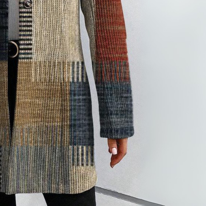 Lina™ - Elegant Blazer With Pattern