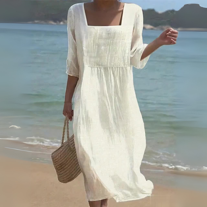 Lunelle™ - Casual Linen Dress