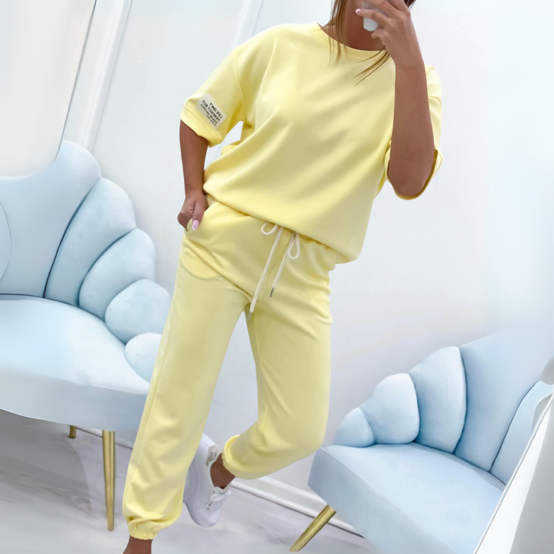 Norma™ - Short Sleeve Lounge Set for Everyday Comfort
