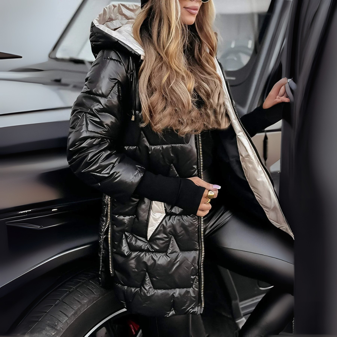 Nolwen™ - Elegant Winter Coat with Hood and Padding