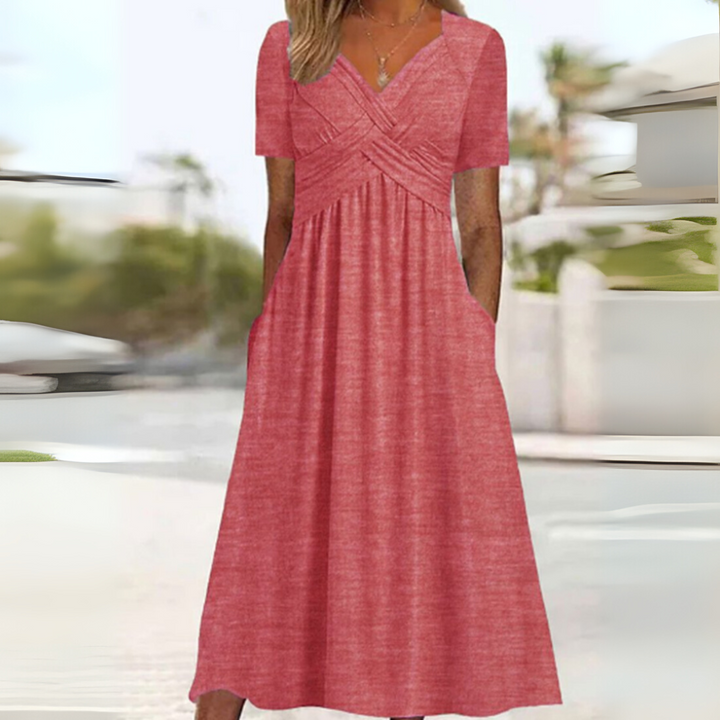 Monica™ | Stylish Crossover Dress