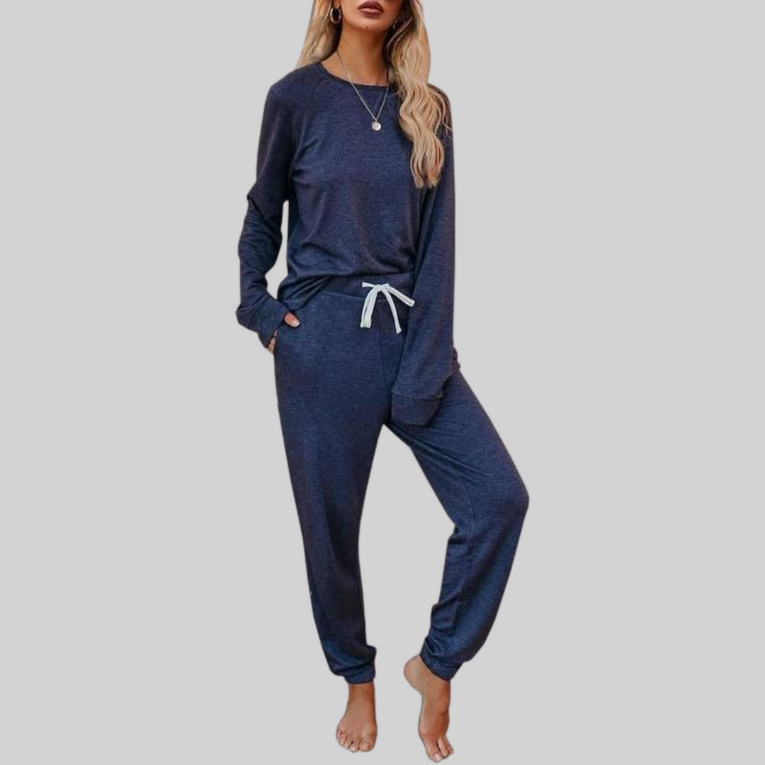 JOCELYN™ – Casual Long Sleeve and Sweatpants Set