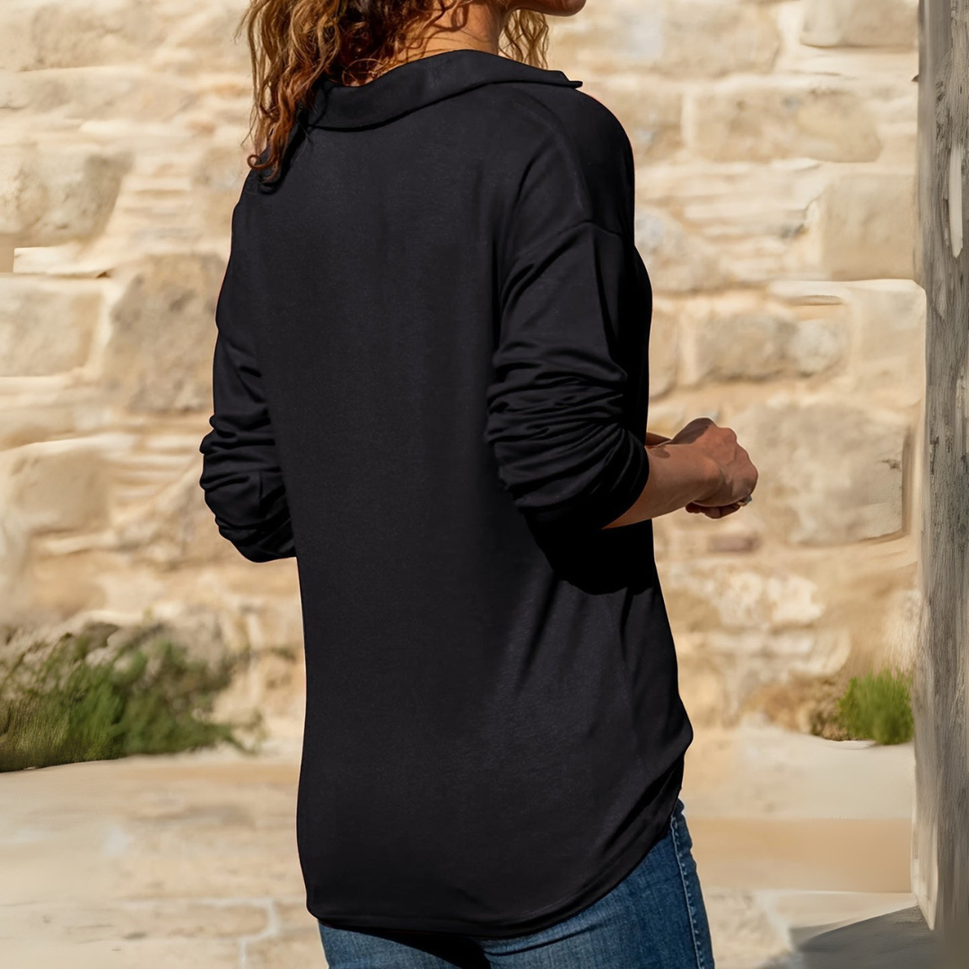 Sheena™ - Chic Long-Sleeved Top