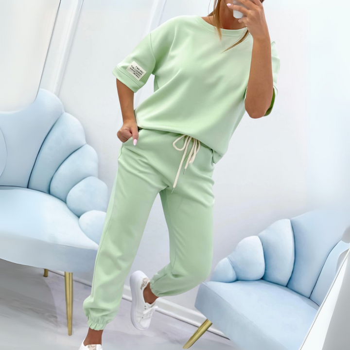 Norma™ - Short Sleeve Lounge Set for Everyday Comfort