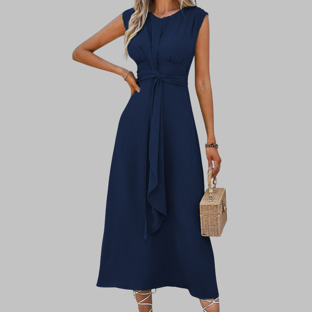 REESE™ – Elegant Sleeveless Round Neck Maxi Dress