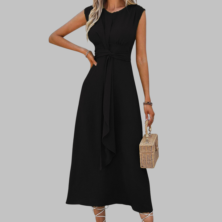 REESE™ – Elegant Sleeveless Round Neck Maxi Dress