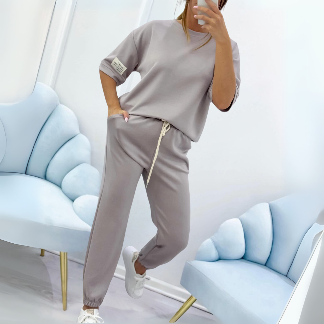 Norma™ - Short Sleeve Lounge Set for Everyday Comfort