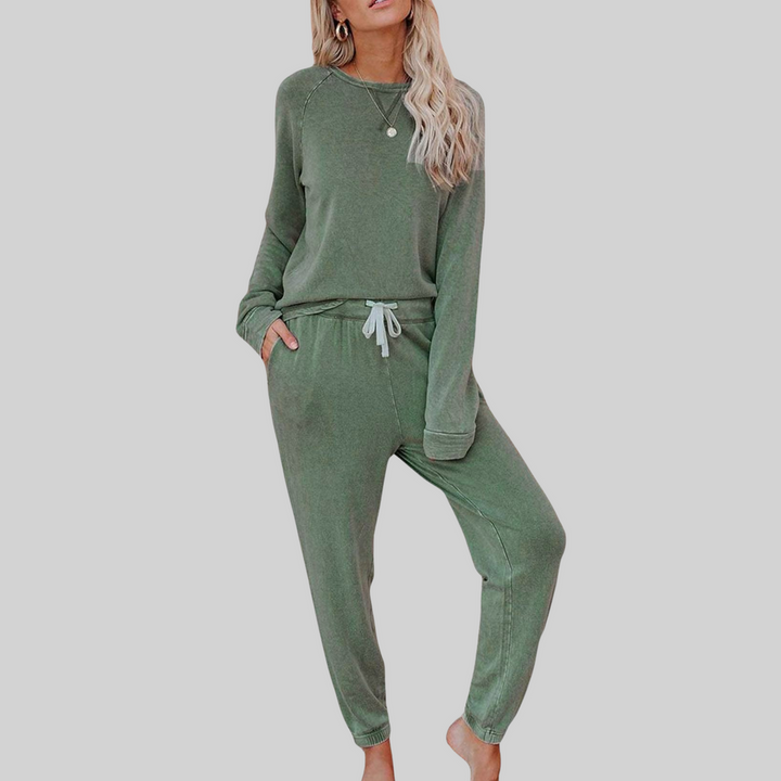 JOCELYN™ – Casual Long Sleeve and Sweatpants Set