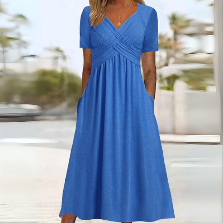 Monica™ | Stylish Crossover Dress