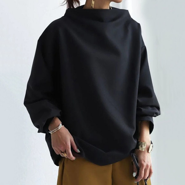 Margot™ – High-Neck Soft Knit Top