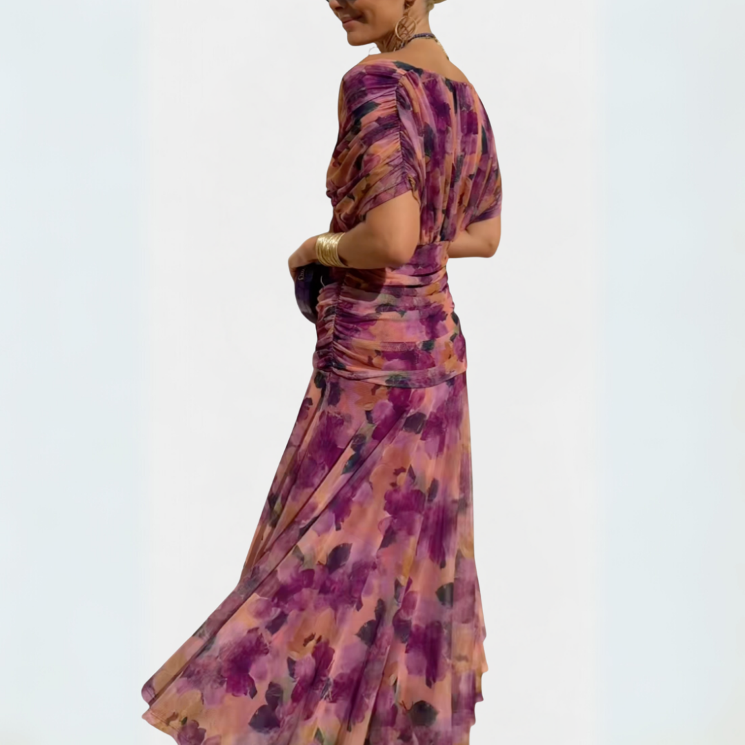 Eloria™ - Elegant Women's Romantic Long Floral Dress