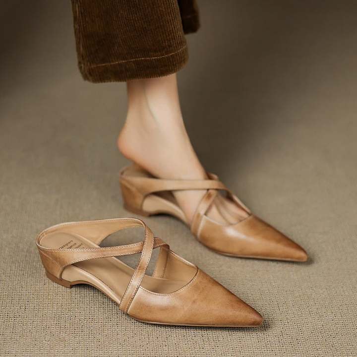 Aluna™ - Genuine Leather Mules