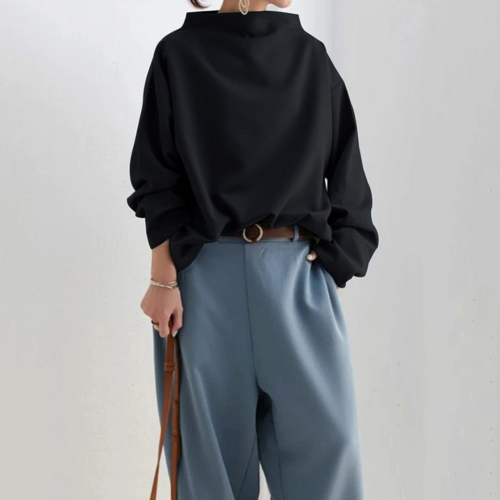 Margot™ – High-Neck Soft Knit Top