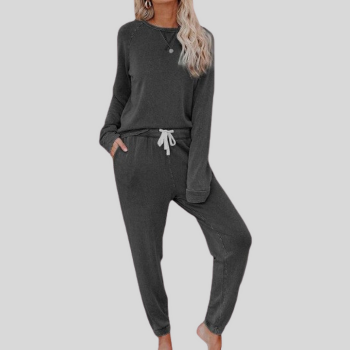 JOCELYN™ – Casual Long Sleeve and Sweatpants Set