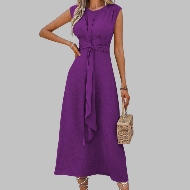 REESE™ – Elegant Sleeveless Round Neck Maxi Dress