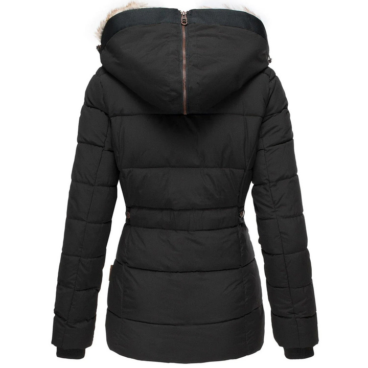 Annamarie™ – Puffer Jacket with Hood and Slim Fit Design