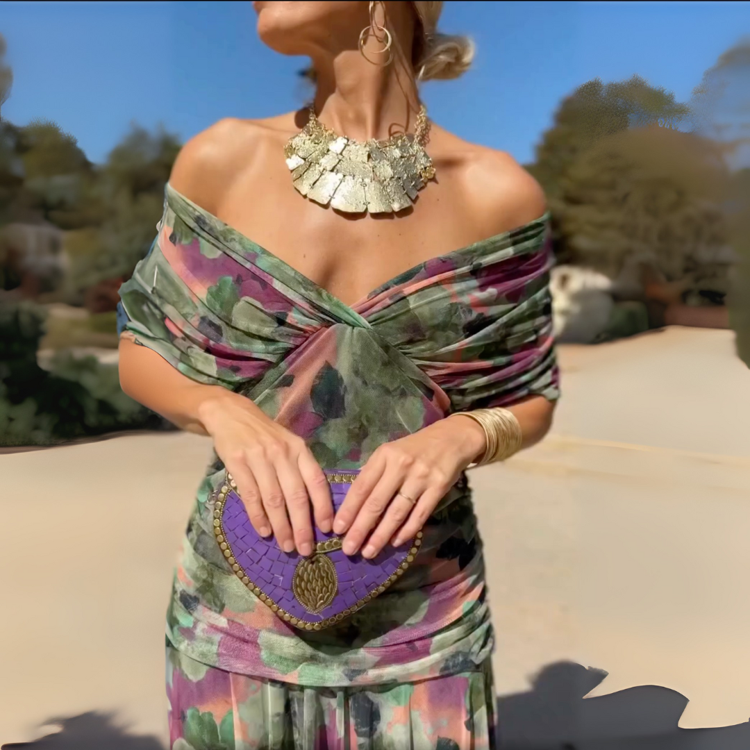 Eloria™ - Elegant Women's Romantic Long Floral Dress