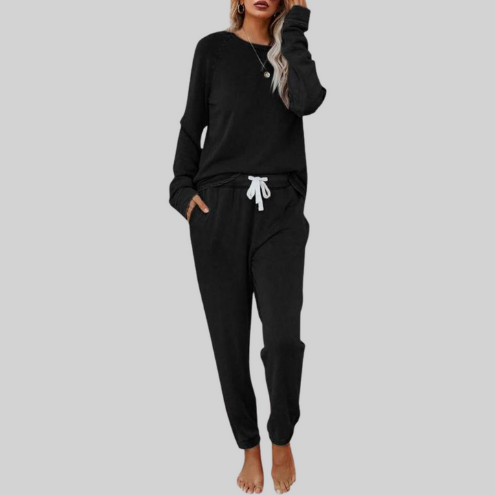 JOCELYN™ – Casual Long Sleeve and Sweatpants Set