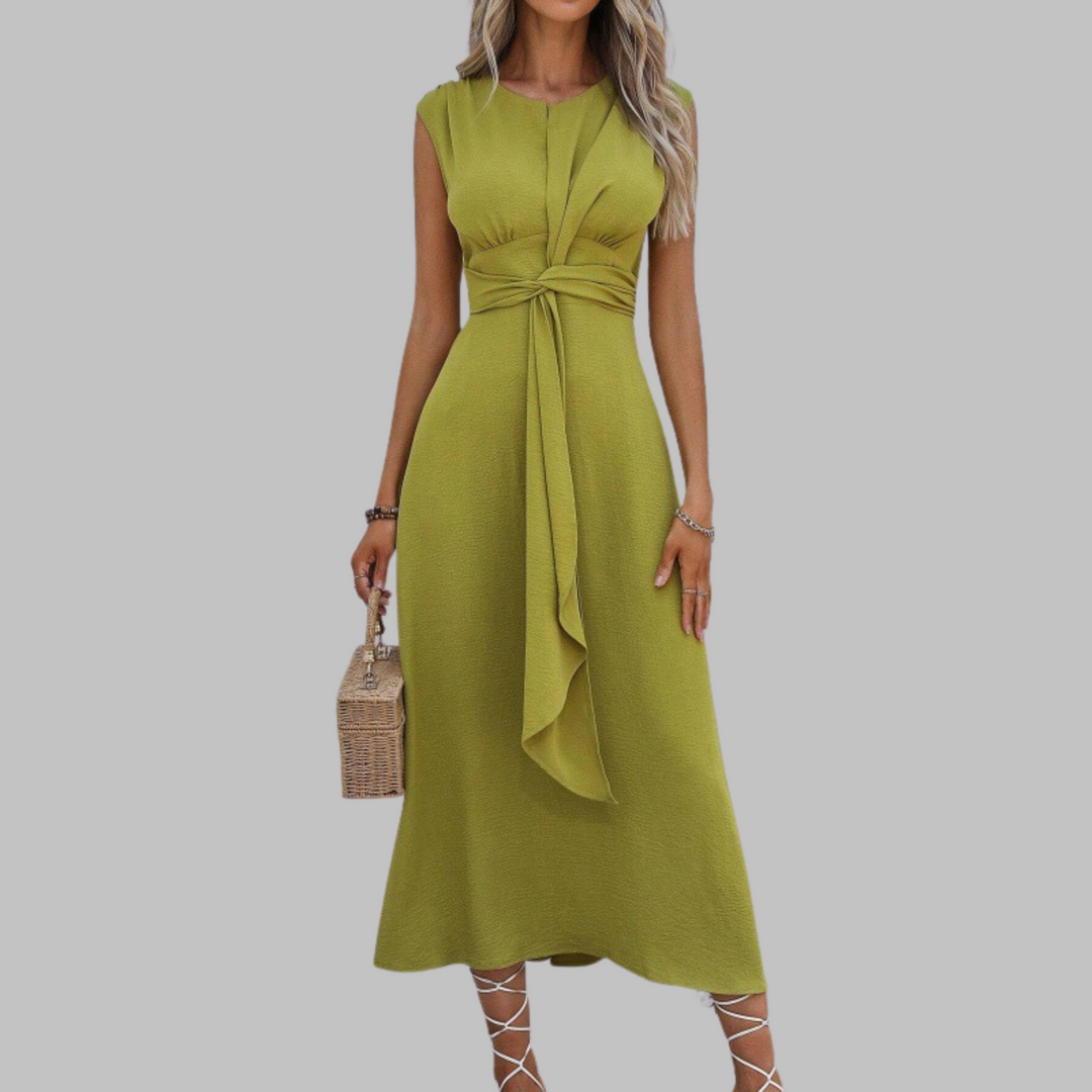 REESE™ – Elegant Sleeveless Round Neck Maxi Dress