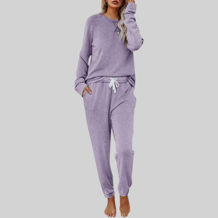JOCELYN™ – Casual Long Sleeve and Sweatpants Set