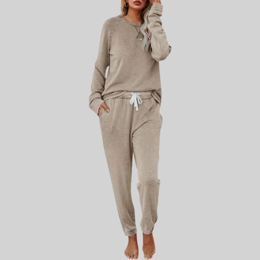 JOCELYN™ – Casual Long Sleeve and Sweatpants Set