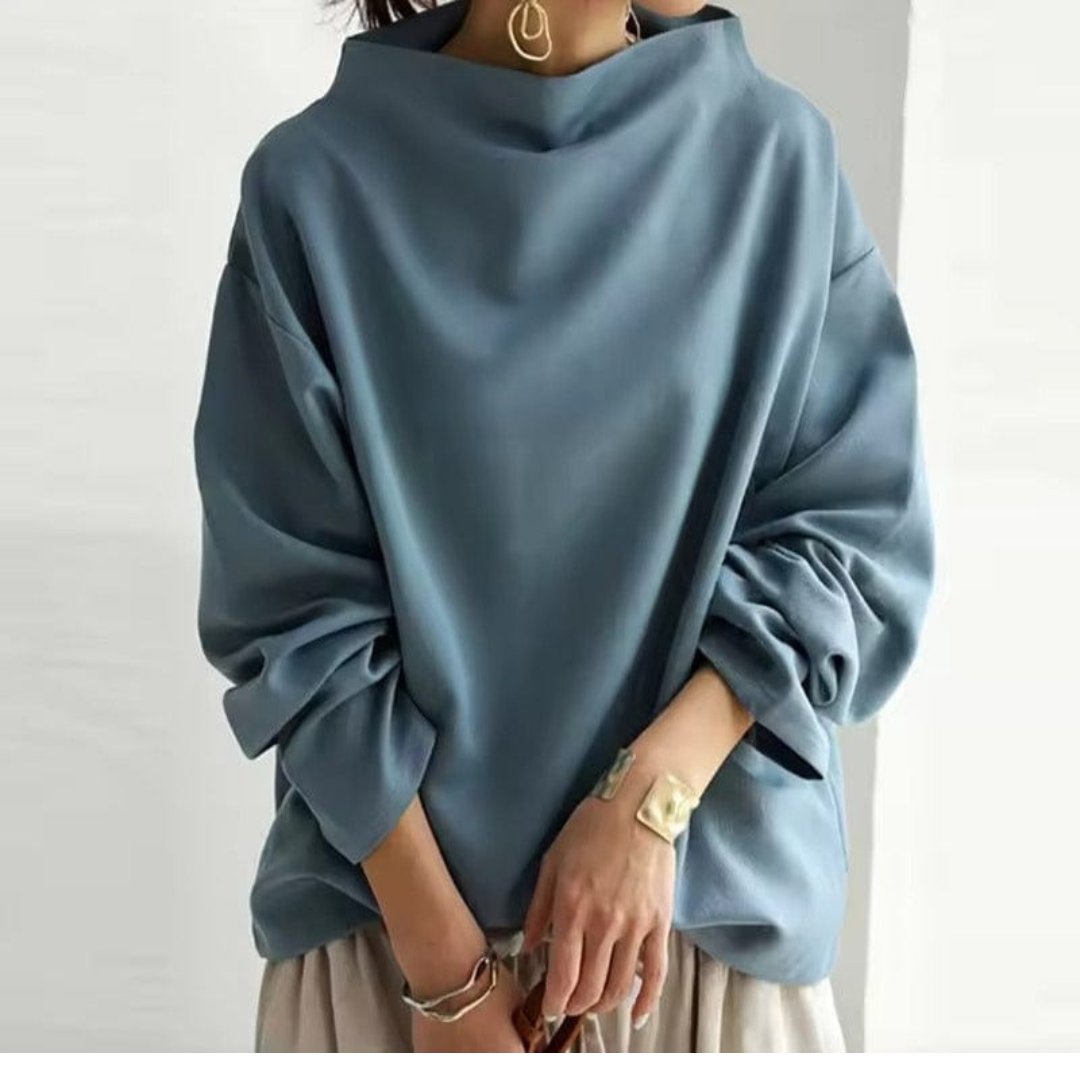 Margot™ – High-Neck Soft Knit Top