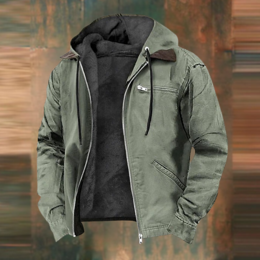 Nate™ - Zipper Hooded Jacket