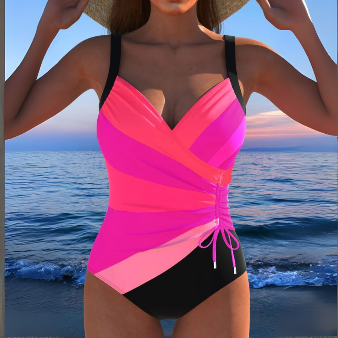 Sara™ – Luxurious Swimsuit with Colorful Print