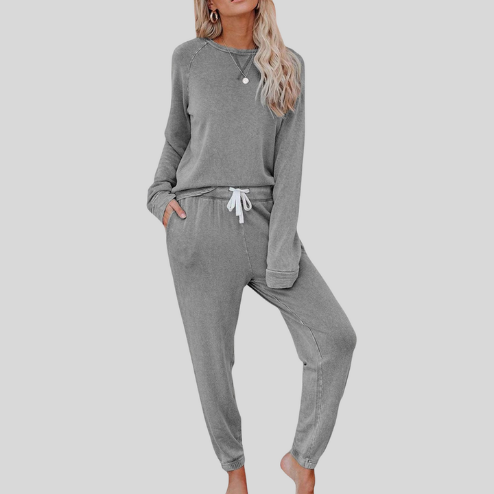 JOCELYN™ – Casual Long Sleeve and Sweatpants Set