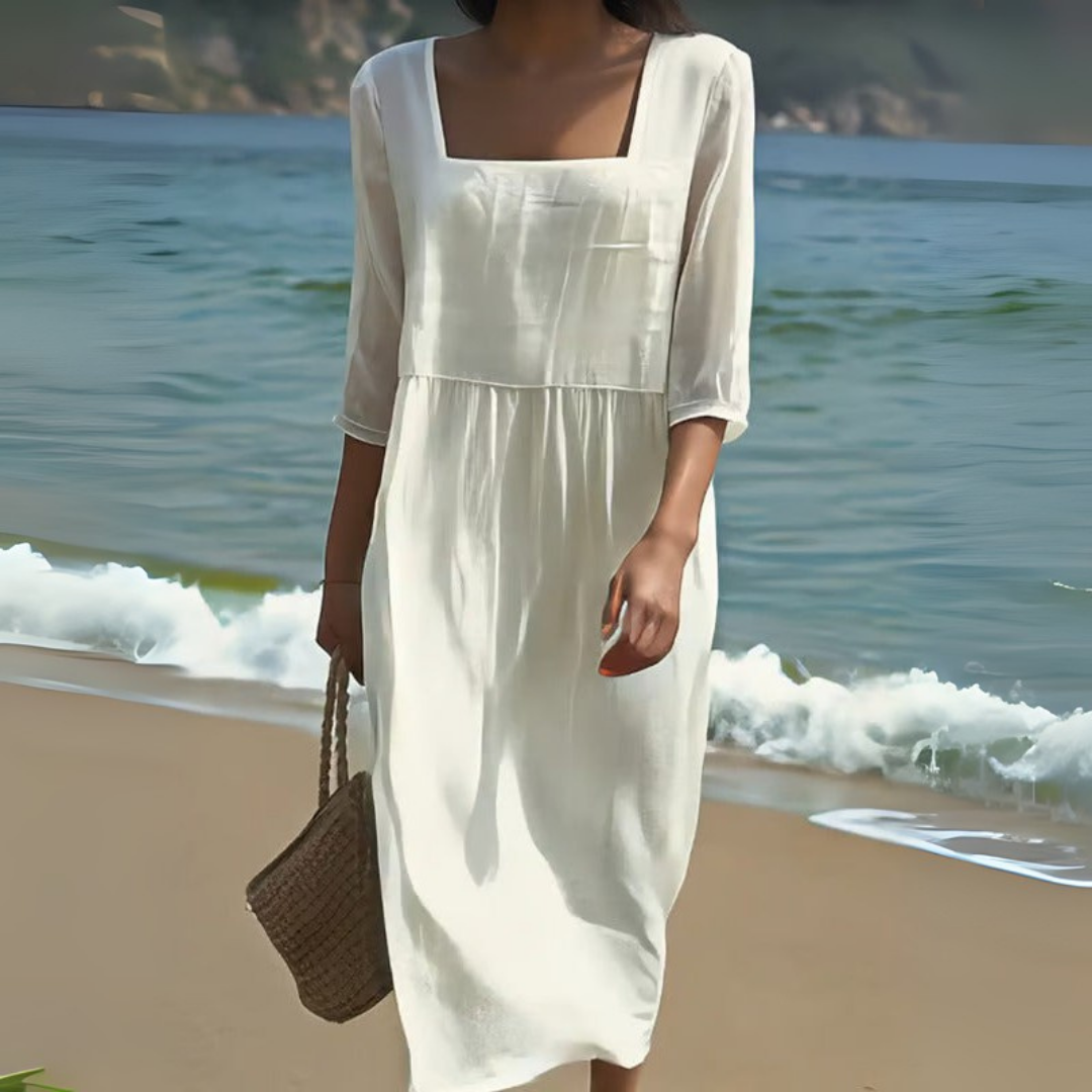 Lunelle™ - Casual Linen Dress